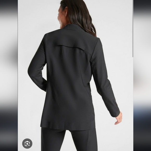 Athleta Interstellar Blazer Size 4 Women's Black Blazer EUC - Picture 5 of 11